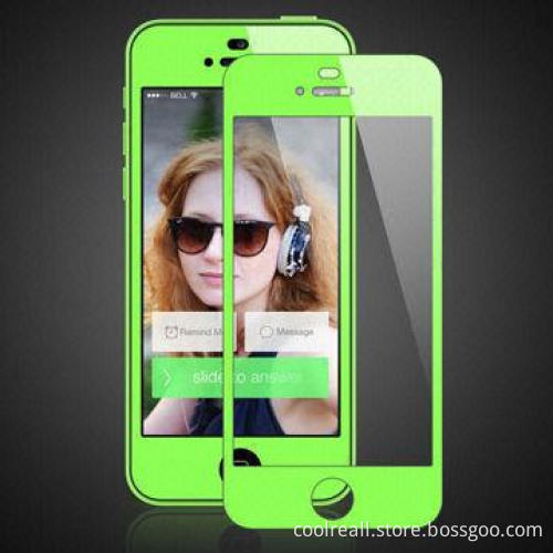 Colorful glass screen protector/guard/film